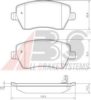 A.B.S. 37478 OE Brake Pad Set, disc brake